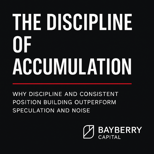 The Discipline of Accumulation